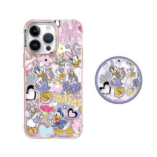 Disney Accessories 3pp - Pink Miss Daisy Electroplated MagSafe-Compatible iPhone Case + MagSafe Stand Disney Accessories 3pp