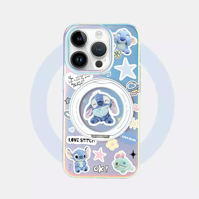 Disney Accessories 3pp - Stitch Stickers + Rotating Phone Stand Disney Accessories 3pp