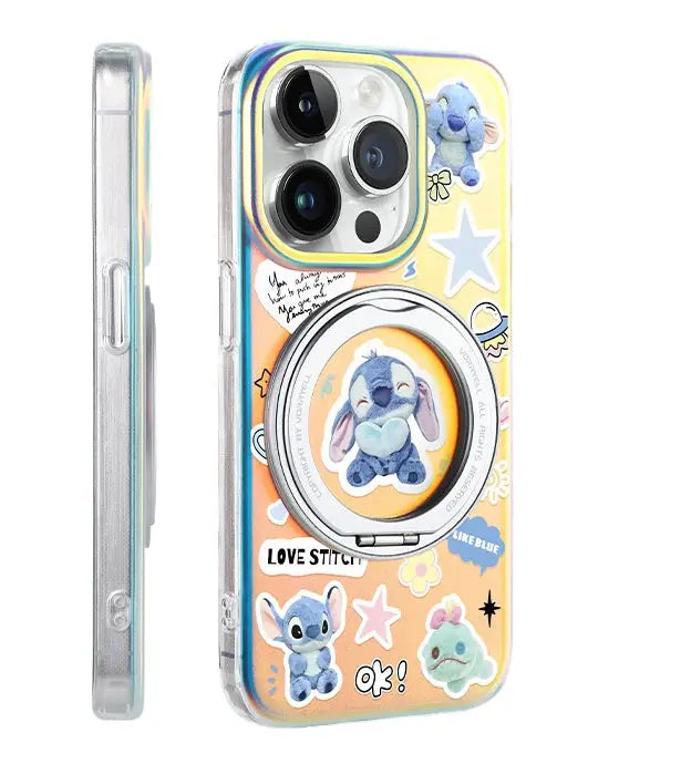 Disney Accessories 3pp - Stitch Stickers + Rotating Phone Stand Disney Accessories 3pp