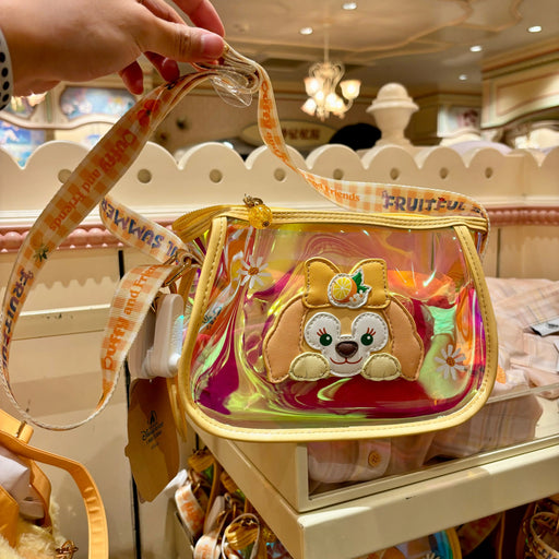 Shanghai Disney 2024 Summer Duffy and CookieAnn Transparent Shoulder Bag Dual-purpose Bag Gift Shanghai Disney Resort