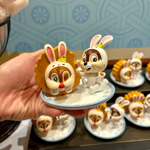 Shanghai Disney 2024 Mid-Autumn Mickey Series Chip & Dale Bobblehead Desk Decoration Gift Shanghai Disney Resort