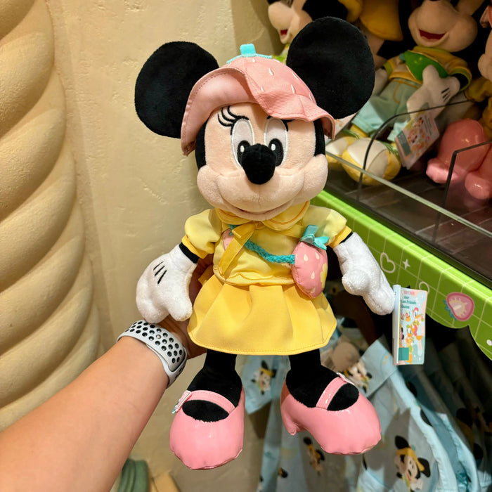 Shanghai Disney 2024 Summer Mickey Series Minnie Plush Toy Gift Shanghai Disney Resort