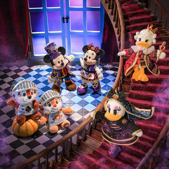 SHDL - 2024 Halloween Mickey & Minnie Plush Keychain Gift DAYDREAMING LAND