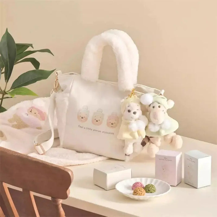 TDR - Winter 2024 ‘WHITE POOH’ Collection – Winnie the Pooh & Friends Plush Keychains Cozy Accessories Tokyo Disney Resort