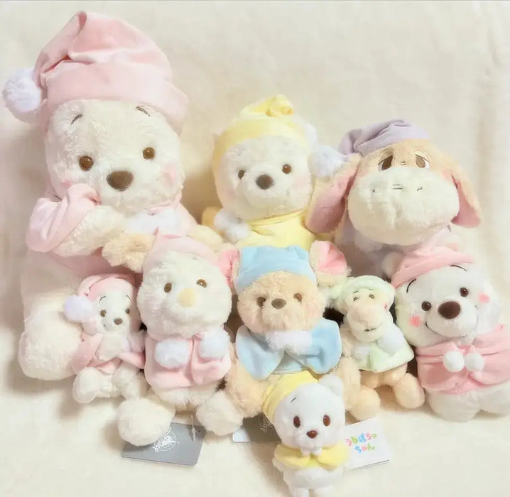 TDR - Winter 2024 ‘WHITE POOH’ Collection – Winnie the Pooh & Friends Plush Keychains Cozy Accessories Tokyo Disney Resort