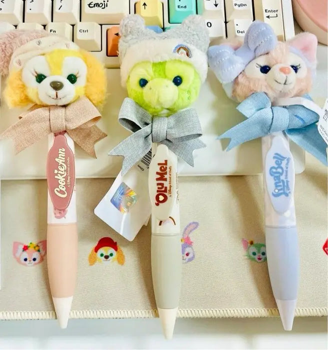 Shanghai Disney 2024 Summer Duffy and CookieAnn Bobblehead Pen Ballpoint Pen Office Supplies - DAYDREAMING LAND