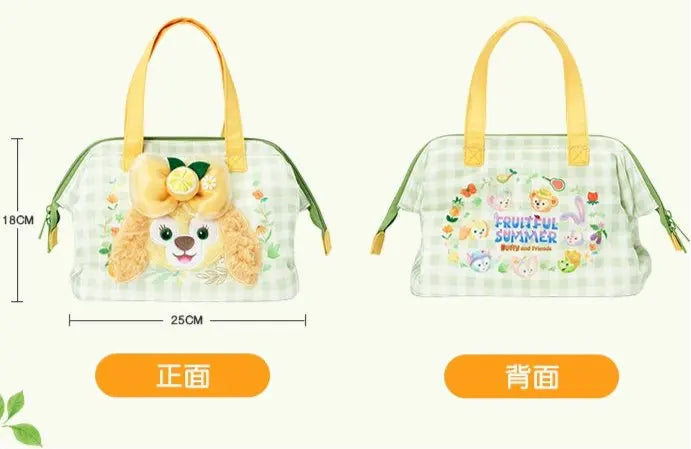 Shanghai Disney 2024 Summer Duffy and CookieAnn Lunch Bag Handbag Portable - DAYDREAMING LAND