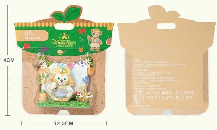 Shanghai Disney 2024 Summer Duffy and CookieAnn Refrigerator Magnet Decoration - DAYDREAMING LAND