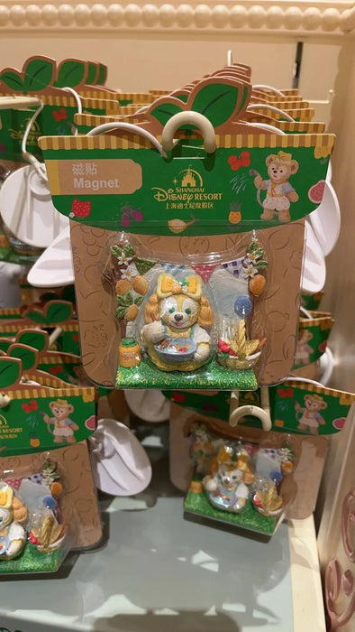 Shanghai Disney 2024 Summer Duffy and CookieAnn Refrigerator Magnet Decoration - DAYDREAMING LAND