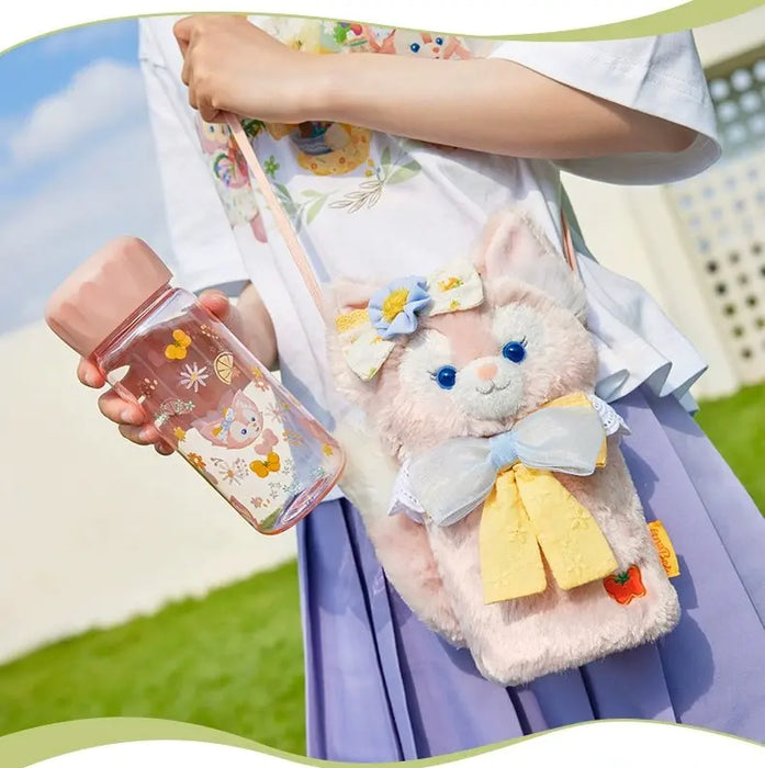 Shanghai Disney 2024 Summer Duffy and LinaBell Crossbody Cup Holder Summer Cold Water Cup - DAYDREAMING LAND