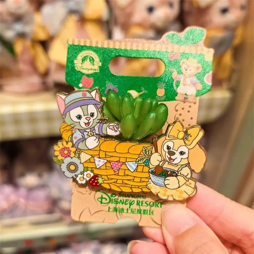 Shanghai Disney 2024 Summer Duffy, CookieAnn & Gelatoni Badge Decoration - DAYDREAMING LAND