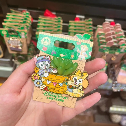 Shanghai Disney 2024 Summer Duffy, CookieAnn & Gelatoni Badge Decoration - DAYDREAMING LAND