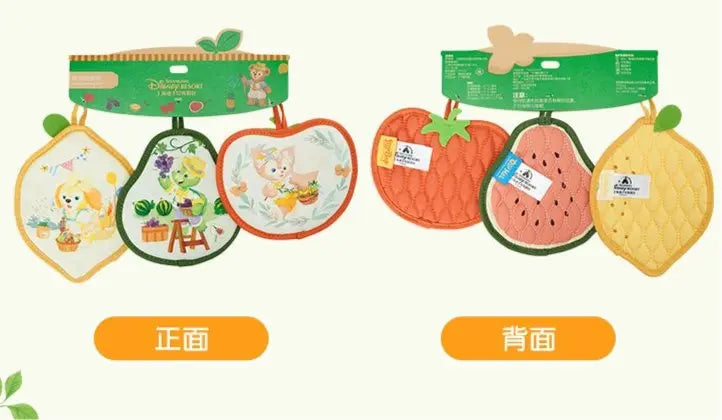 Shanghai Disney 2024 Summer Duffy & LinaBell Kitchen Heat Insulation Mat Set - DAYDREAMING LAND