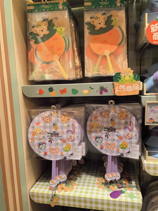 Shanghai Disney 2024 Summer Duffy & LinaBell Summer Handheld Fan - DAYDREAMING LAND