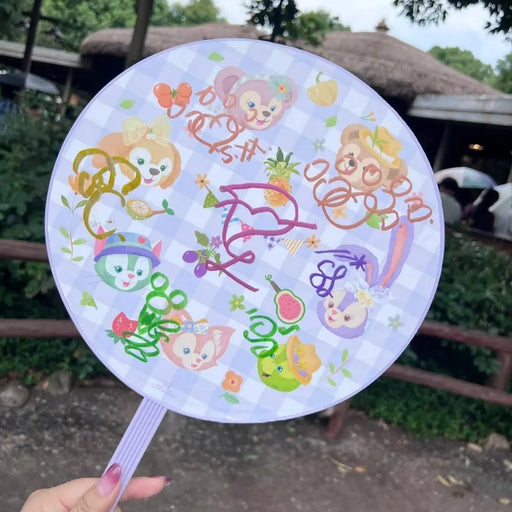 Shanghai Disney 2024 Summer Duffy & LinaBell Summer Handheld Fan - DAYDREAMING LAND