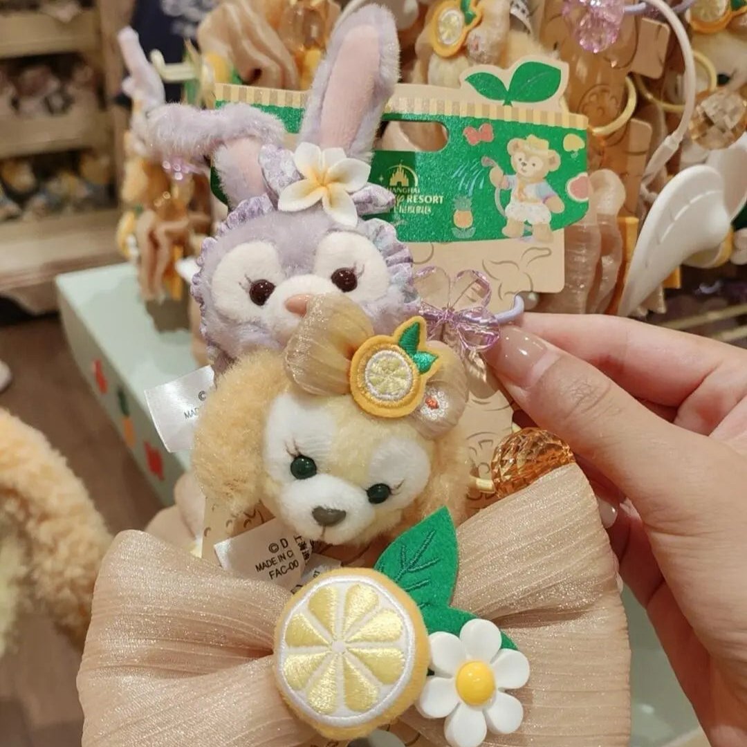 Duffy store and Shellie May ears, custom headband, Duffy and friends, Shellie May, DCL, cruise line ears, disney bear, park accessory, tsum tsum