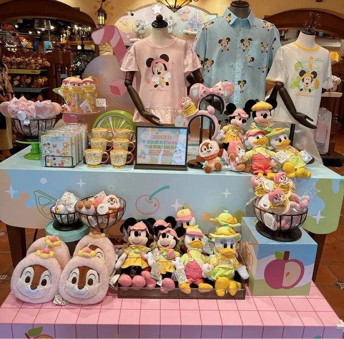 Shanghai Disney 2024 Summer Mickey and Minnie Adult Sun Protection Shirt Children’s T-Shirt and Shorts - DAYDREAMING LAND