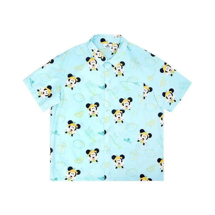 Shanghai Disney 2024 Summer Mickey and Minnie Adult Sun Protection Shirt Children’s T-Shirt and Shorts - DAYDREAMING LAND