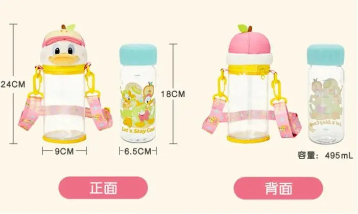 Shanghai Disney 2024 Summer Mickey & Donald Duck Crossbody Transparent Cup Holder - DAYDREAMING LAND