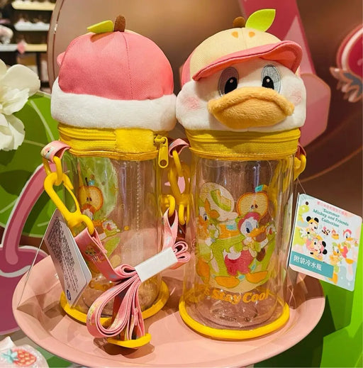 Shanghai Disney 2024 Summer Mickey & Donald Duck Crossbody Transparent Cup Holder - DAYDREAMING LAND