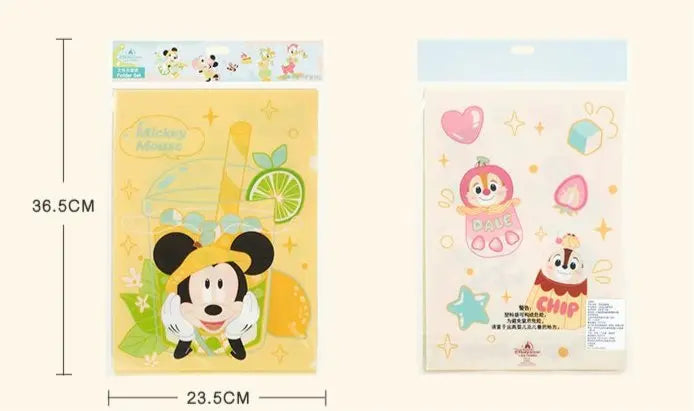 Shanghai Disney 2024 Summer Mickey Series Folder Set Office A4 Paper - DAYDREAMING LAND