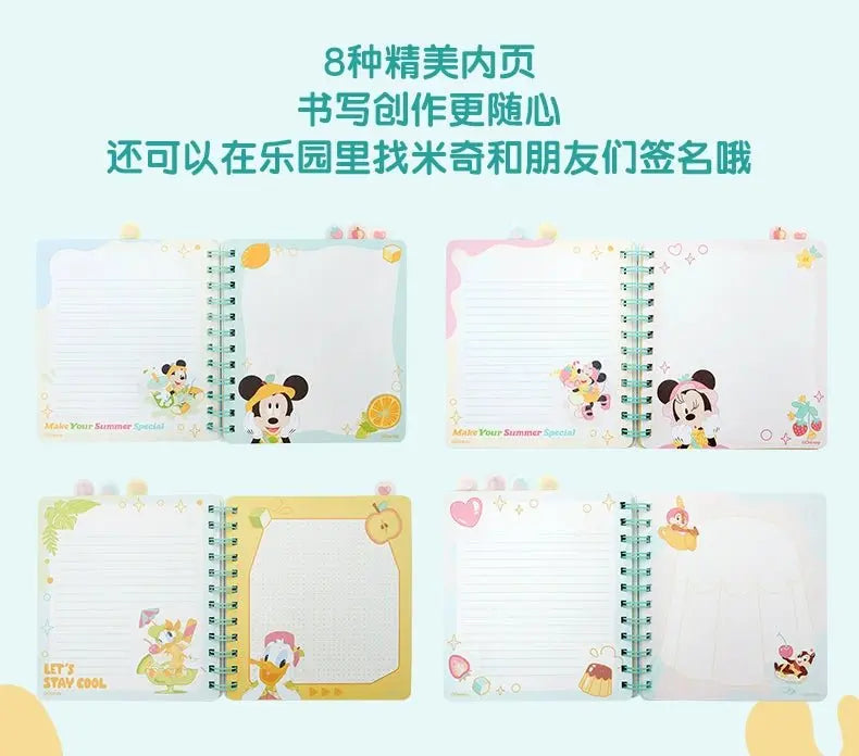 Shanghai Disney 2024 Summer Mickey Series Notebook Stationery Planner - DAYDREAMING LAND