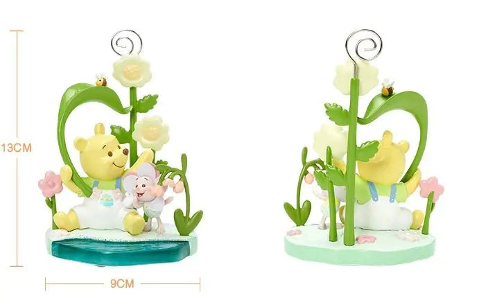 Shanghai Disney 2024 Summer Winnie the Pooh and Piglet Photo Holder Desk Ornament Gift - DAYDREAMING LAND