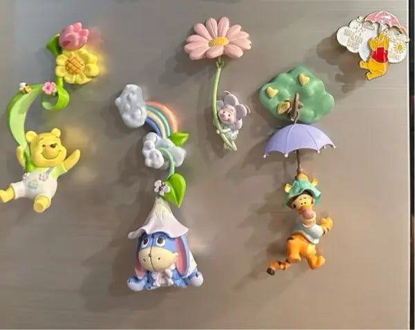 Shanghai Disney 2024 Summer Winnie the Pooh and Piglet Refrigerator Magnet Decoration - DAYDREAMING LAND