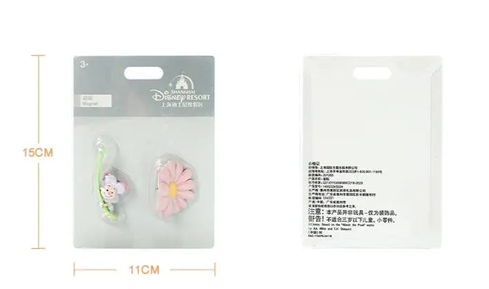 Shanghai Disney 2024 Summer Winnie the Pooh and Piglet Refrigerator Magnet Decoration - DAYDREAMING LAND