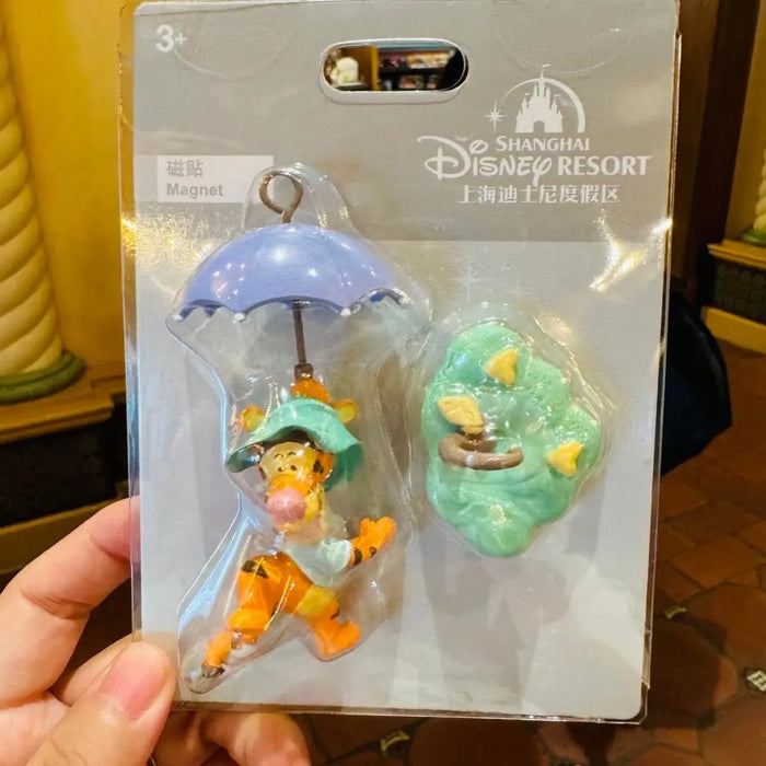 Shanghai Disney 2024 Summer Winnie the Pooh and Tigger Refrigerator Magnet Decoration - DAYDREAMING LAND