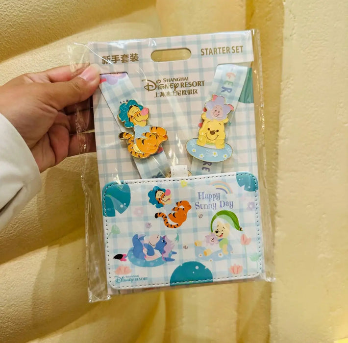 Shanghai Disney 2024 Summer Winnie the Pooh Badge Starter Kit Lanyard Card Holder - DAYDREAMING LAND