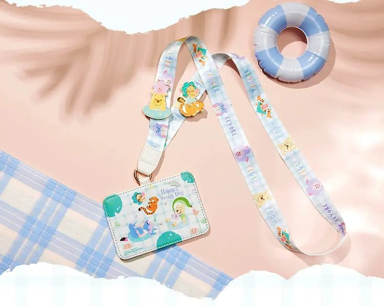 Shanghai Disney 2024 Summer Winnie the Pooh Badge Starter Kit Lanyard Card Holder - DAYDREAMING LAND