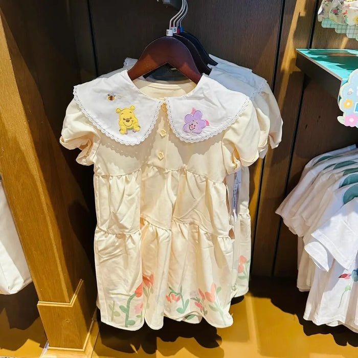 Shanghai Disney 2024 Summer Winnie the Pooh Children and Adult T-Shirt Sun Protection Shirt Dress - DAYDREAMING LAND