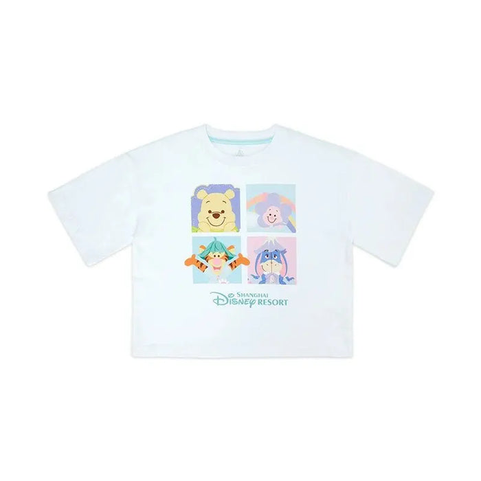 Shanghai Disney 2024 Summer Winnie the Pooh Children and Adult T-Shirt Sun Protection Shirt Dress - DAYDREAMING LAND