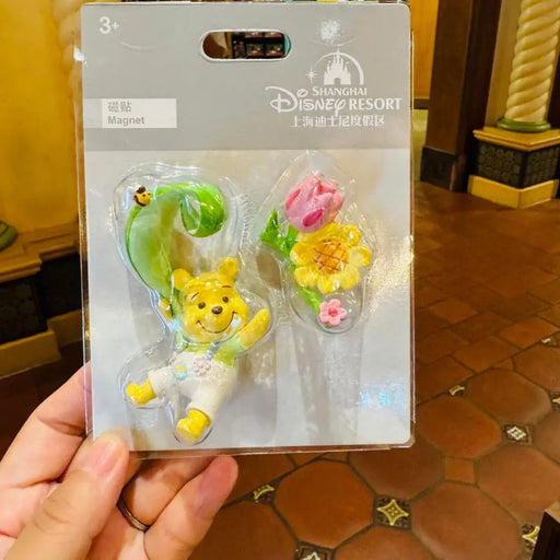 Shanghai Disney 2024 Summer Winnie the Pooh & Eeyore Fridge Magnet Decoration - DAYDREAMING LAND