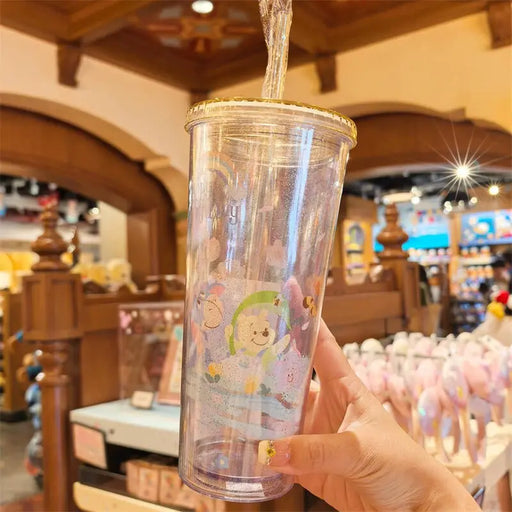 Shanghai Disney 2024 Summer Winnie the Pooh Straw Cup Office Summer Cup - DAYDREAMING LAND