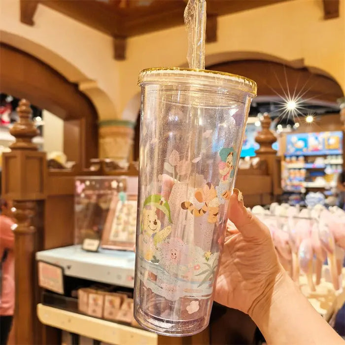 Shanghai Disney 2024 Summer Winnie the Pooh Straw Cup Office Summer Cup - DAYDREAMING LAND